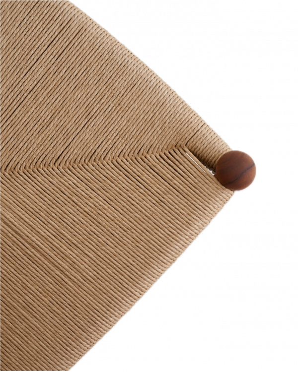 Chair corner with Original danish cord unlaced