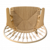Wegner chair with original danish cord unlaced
