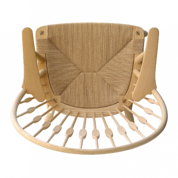 Wegner chair with original danish cord unlaced