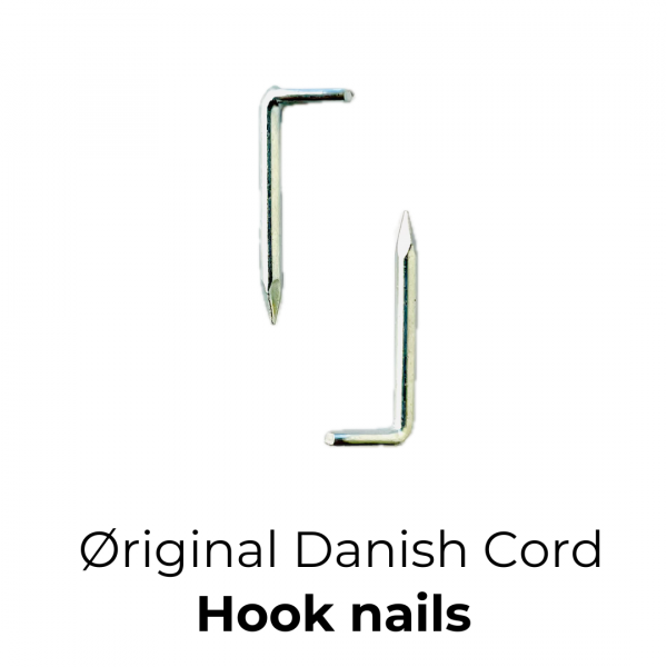 Hook nails for Original Danish Cord weaving