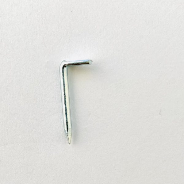 L-shaped hook nails for danish cord weaving one